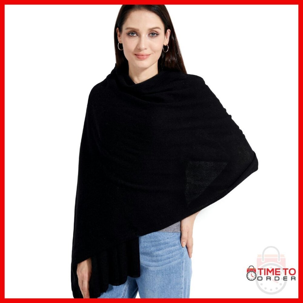 Extra Large Cashmere Blend Wrap Scarf Shawl Travel Blanket 87x28